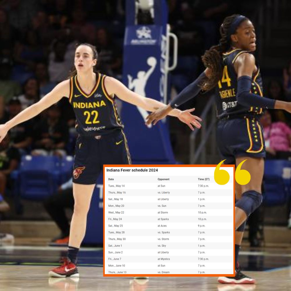 When is Caitlin Clark's first WNBA game? Full Fever schedule for debut